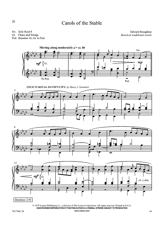 Carols of the Stable