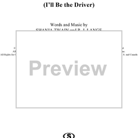 In My Car (I'll Be the Driver)