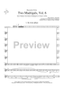 Two Madrigals, Vol. 6 - from Morley's "First Book of Madrigals to 4 Voices" (1594) - Trombone 1 (opt. F Horn)