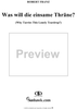 Six Lieder, op. 34, no. 1: Why Tarries This Lonely Teardrop?  (Was will die einsame Thräne?)