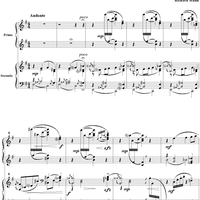 Three Pieces for Piano Duet, No. 2: Still Life