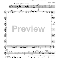 Music for Four, Collection No. 2 - Early Pop Favorites - Part 1 Clarinet in Bb