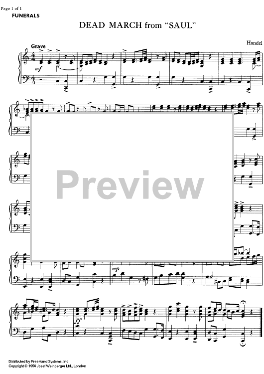 Dead March from Saul