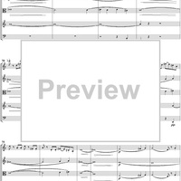 Quintet in C Major, Movement 4 - Score