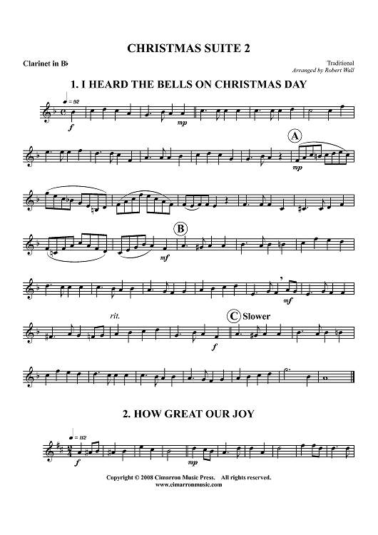 Christmas Suite 2 - Clarinet in Bb