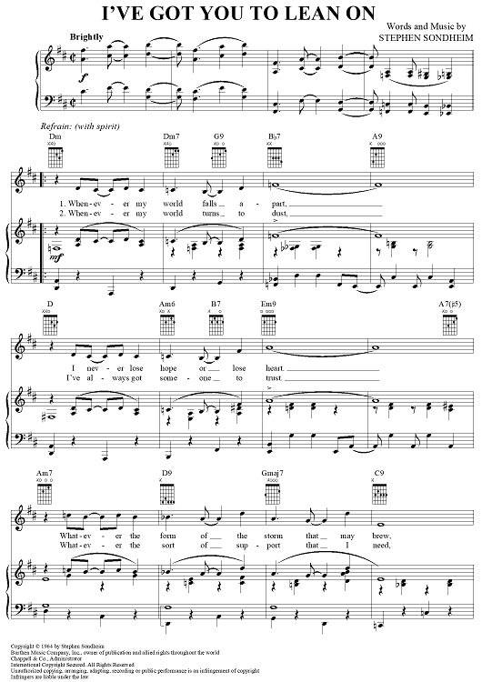 I've Got You to Lean On