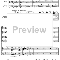 Concerto for Organ in Bb Major, Op 4, No. 2 (HMV 290) - Score