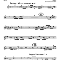 Prelude and Fugue XIV - From "The Well-Tempered Clavier" - Oboe