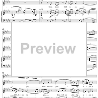 "Wenn Sorgen auf mich dringen", Duet, No. 5 from Cantata No. 3: "Ach Gott, wie manches Herzeleid" - Piano Score