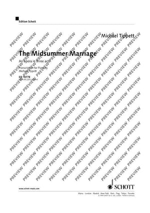 The Midsummer Marriage - Piano Reduction