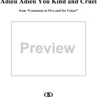 Adieu Adieu You Kind and Cruel