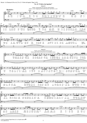 "S'altro che lagrime", No. 21 from "La Clemenza di Tito", Act 2 (K621) - Full Score