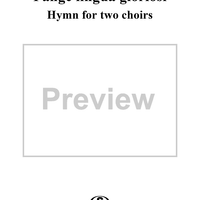 Pange lingua gloriosi