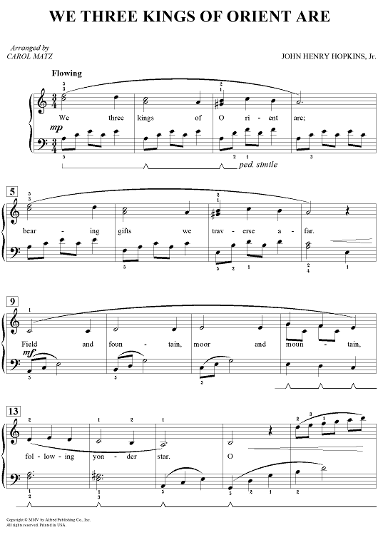 We Three King of Orient Are