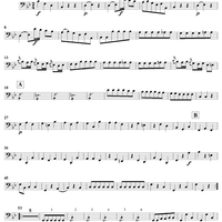 String Quartet No. 12 in B-flat Major, K172 - Cello