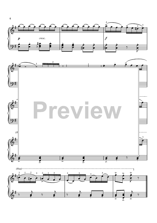 The Nutcracker. Overture" Sheet Music for Piano Sheet Music Now