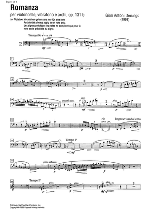 Romanza Op.131b - Cello Solo