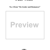 Six Lieder and Romances, op. 93a, no. 4: Fahr wohl!