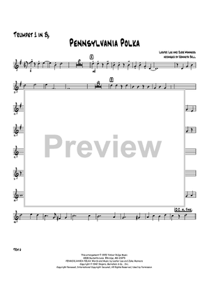 Pennsylvania Polka - Trumpet 1 in B-flat