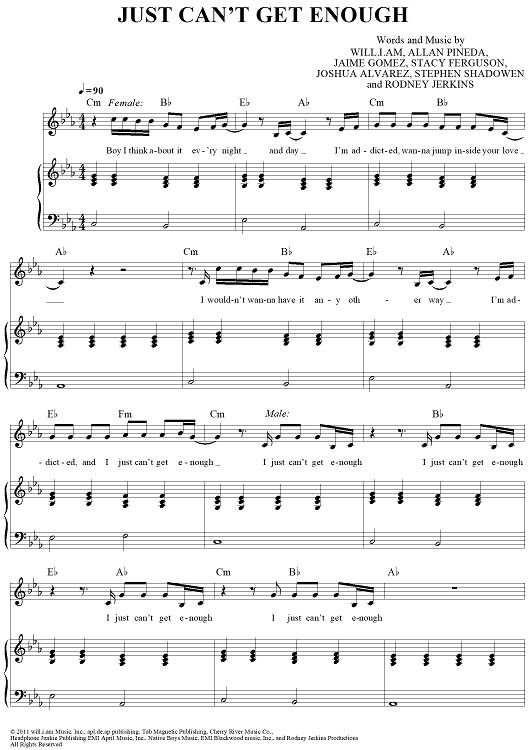 Just Can't Get Enough