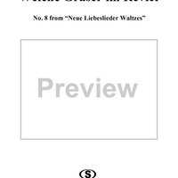 Weiche Gräser im Revier - No. 8 from "Neue Liebeslieder Waltzes" Op. 65