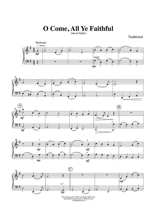 O Come, All Ye Faithful