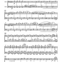 Tarantella, Op. 23 for Cello Duet - Score