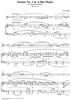 Sonata No. 1 in A-flat Major - Piano Score