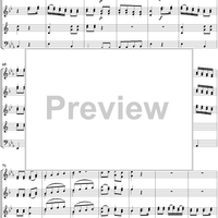 Divertimento No. 3 in E-Flat Major, K166 (K159d) - Score
