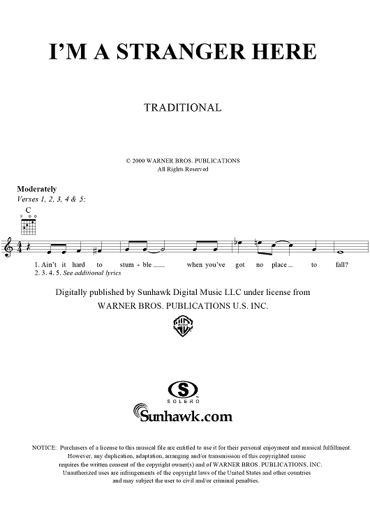 I'm a Stranger Here