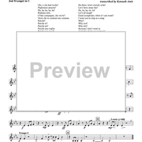 Ola, o che bon eccho! - Choir 1, Trumpet 2 in B-flat and C