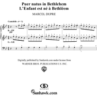 The Child Was Born in Bethlehem, from "Seventy-Nine Chorales", Op. 28, No. 63