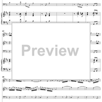 Trio Sonata No. 1 in D Major - Piano Score