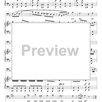 Messiah, no. 6: But who may abide the day of His coming - Piano Score