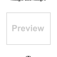 Adagio and Allegro - Piano Score