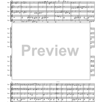 Canzon super Belgicam - Score