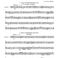3 Hymns of Thanksgiving - Trombone 3