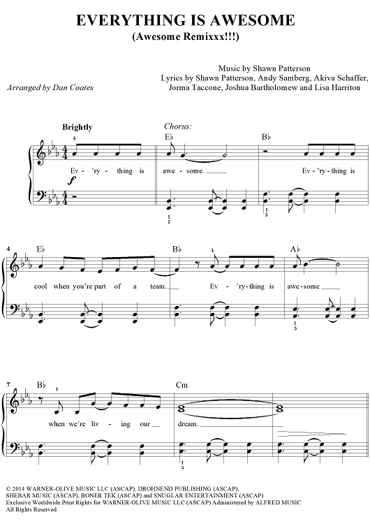 Everything Is Awesome (Awesome Remixxx!!!)