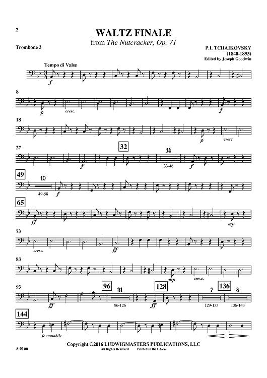 Waltz Finale from The Nutcracker, Op. 71 - Trombone 3