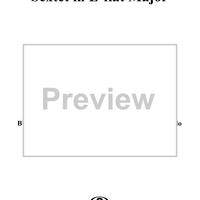 Sextet in E-flat Major - Score