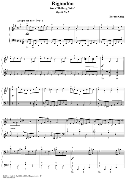 Octet In E Flat Major / Holberg Suite Op 40 - 12