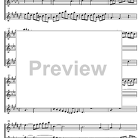 Three Part Sinfonia No. 6 BWV 792 E Major - Score