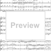 Quintet in C Major, Movement 4 - Score