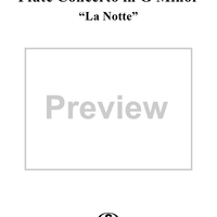 Flute Concerto in G Minor ("La Notte")  - Op. 10, No. 2 - RV 439 - Flute
