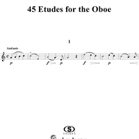 Forty-Five Etudes for the Oboe