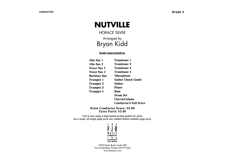 Nutville - Score