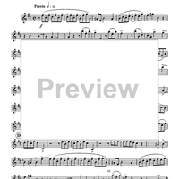 Allegro from Sonate No. 4 - Clarinet 1 in B-flat