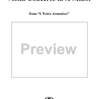 Violin Concerto in A Minor - Cello