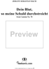 "Dein Blut, so meine Schuld durchstreicht", Aria, No. 4 from Cantata No. 78: "Jesu, der du meine Seele" - Piano Score