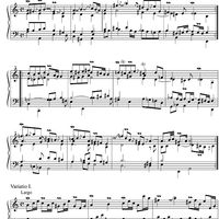 Aria Variata a minor BWV 989